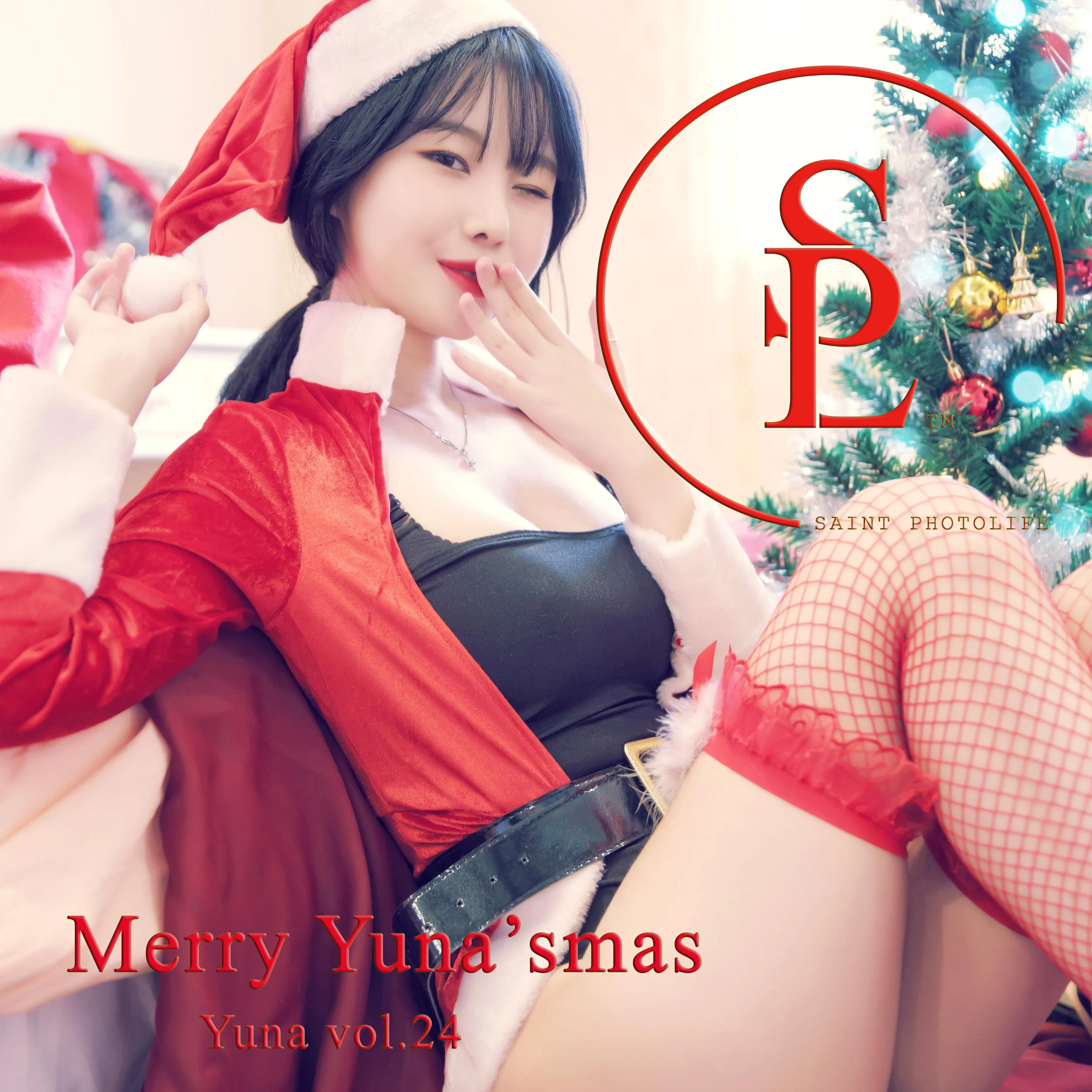 NO.035 SAINT Photolife – Yuna – Vol.24 Merry Yuna’s Xmas [65P]插图1